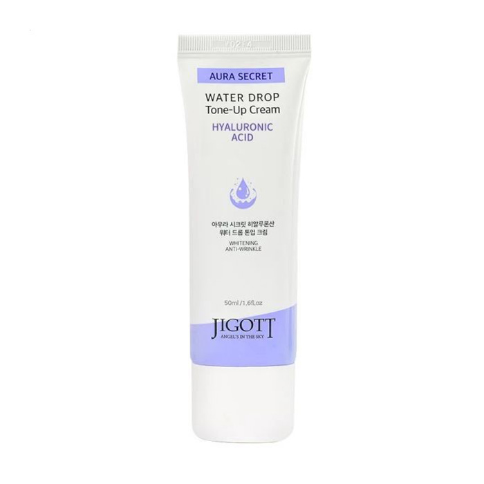 Зволожувальний крем для обличчя Jigott Aura Secret Hyaluronic Acid Water Drop Tone Up Cream, 50 мл